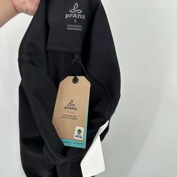 Prana Pillar 7/8 Leggings in Black size S Women's 25" Inseam Ankle Length NWT - Picture 8 of 8